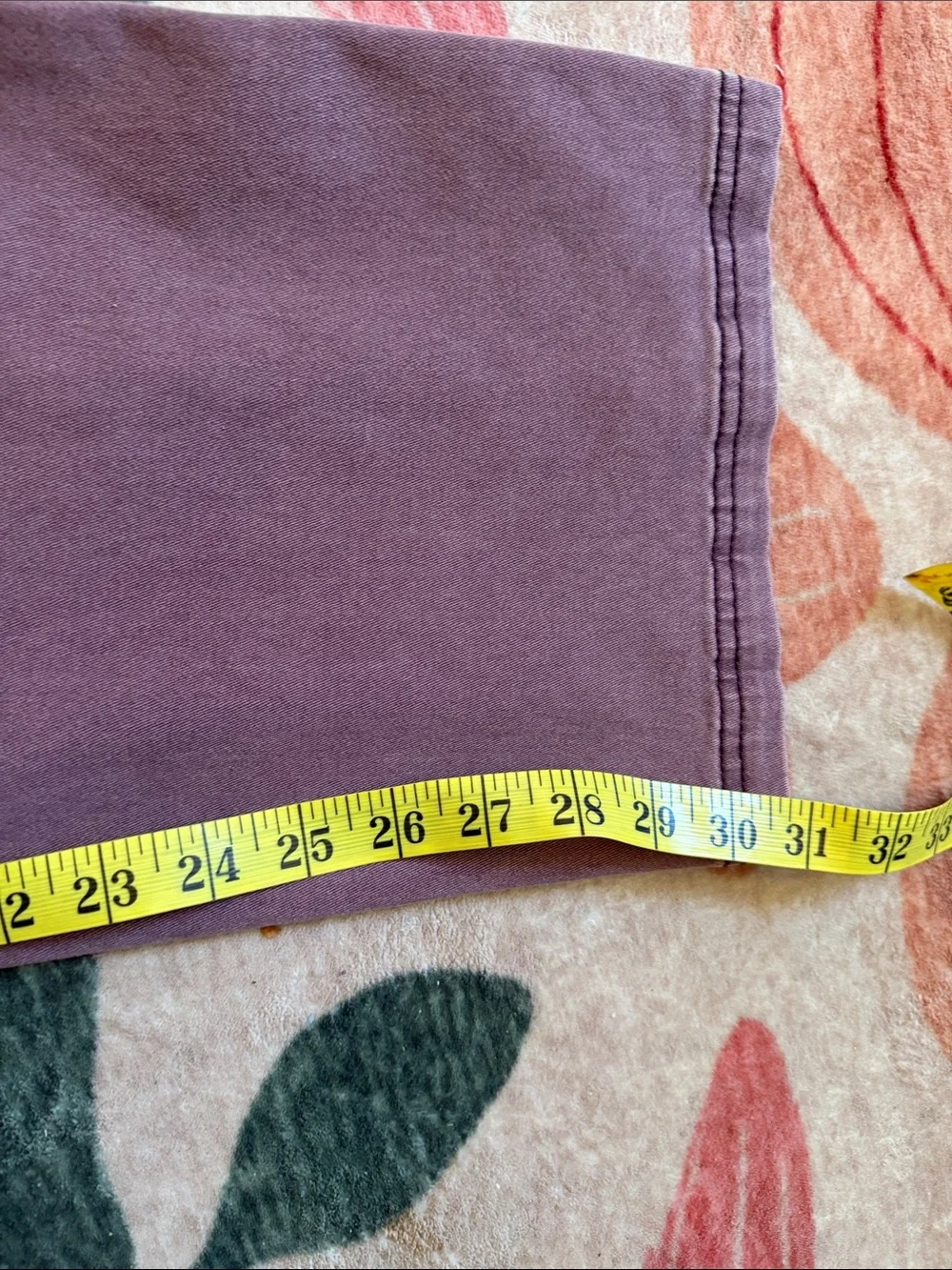 Flamingals Straight Leg Cargo Pants Purple NWT